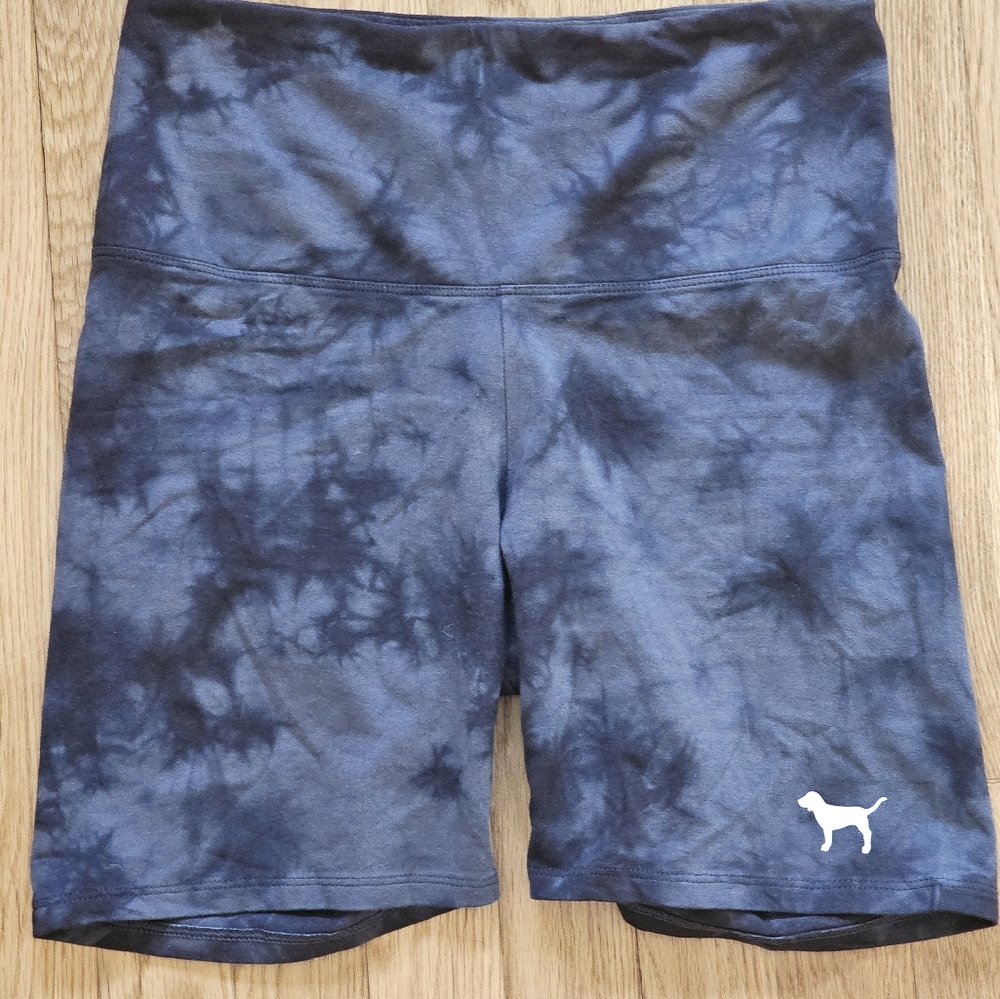 Victoria's Secret PINK Yoga Tie Dye High Waisted Shorts Small
